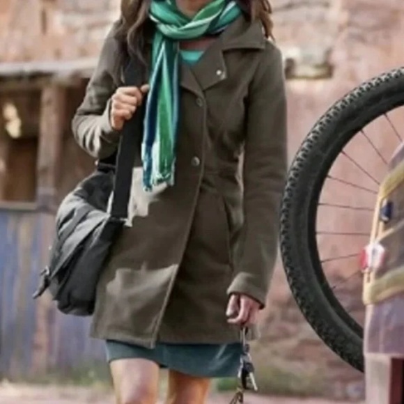 ATHLETA Gray Switchback Pea Coat - Picture 11 of 11